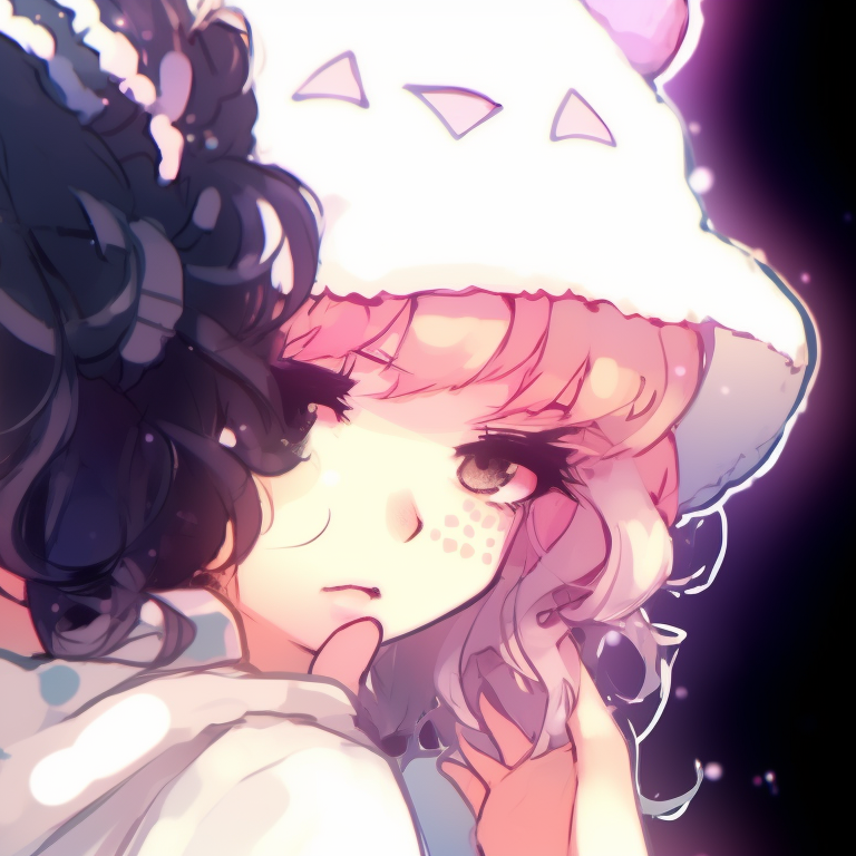 Two characters with magical symbols, bright colors and detailed accessories. attractive instagram cute matching pfp pfp for discord.