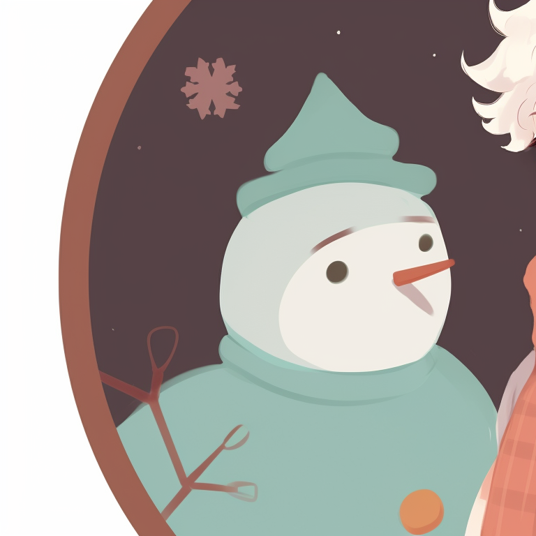 Two characters under Christmas lights, subtle shadows, and vivid colors. fun matching christmas discord server pfp pfp for discord.