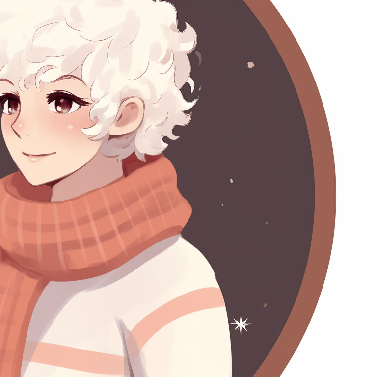 Two characters under Christmas lights, subtle shadows, and vivid colors. fun matching christmas discord server pfp pfp for discord.