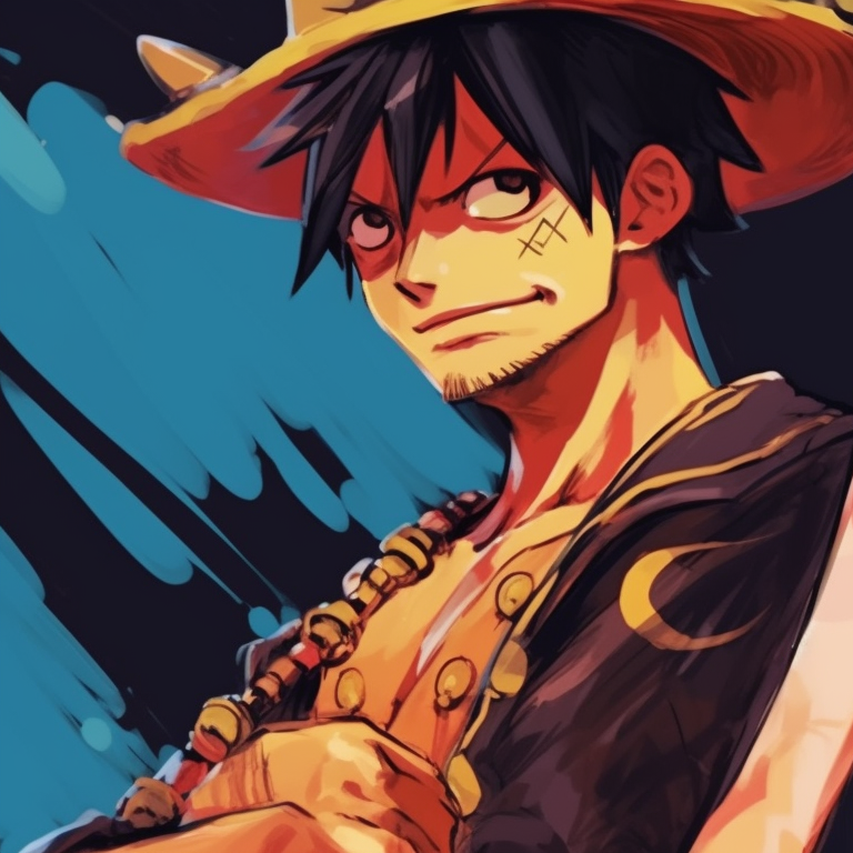 A close-up of two characters, vignette effect and high-detail portraiture. one piece matching pfp inspiration pfp for discord.