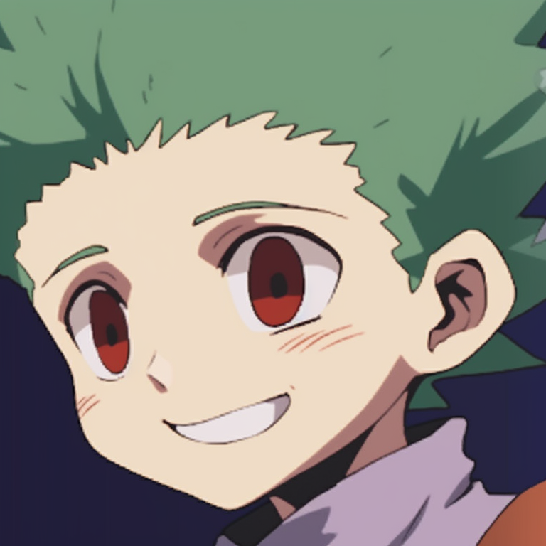 Cheerful portraits of Gon and Killua, with soft palette and minimalist style. gon and killua wallpaper matching pfp pfp for discord.