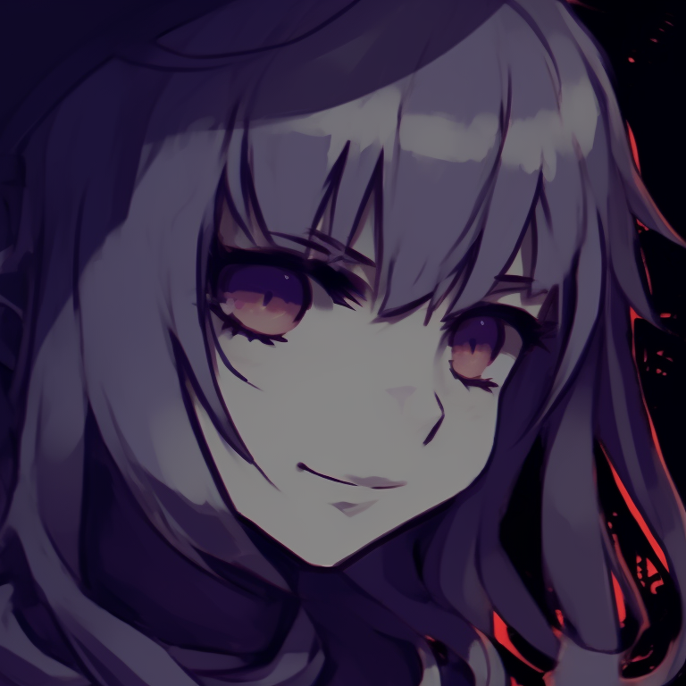 Two characters under an ominous sky, gothic elements and a sense of creepiness. dark matching pfp halloween theme icons pfp for discord.