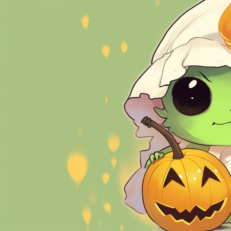Two frog characters, one in a witch's hat, the other with a broom, detailed background with moons and stars. unique matching frog pfp halloween theme styles pfp for discord.