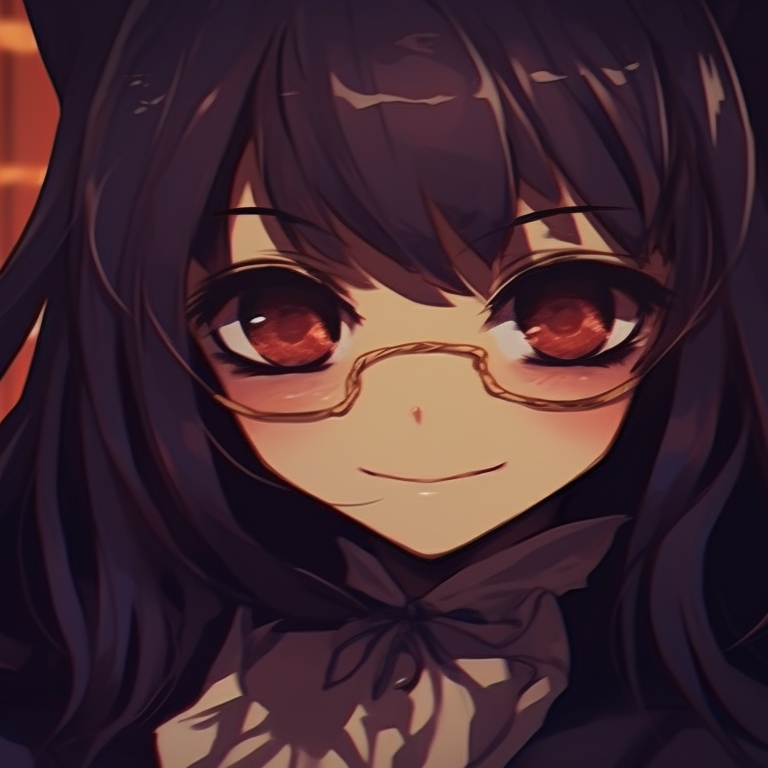 Two characters, glowing lanterns in hand, clothed in elaborate victorian dresses, with a mysterious mood. cool halloween themed matching pfp girl pfp for discord.