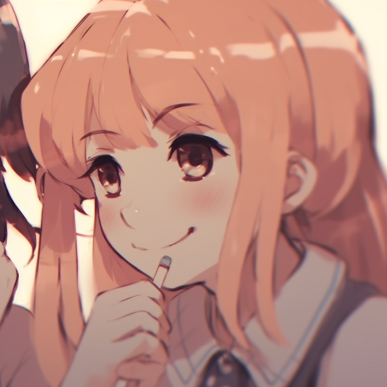 Profiles of two characters, shadows reflecting their past hardships, willing to face any challenge together. innovative matching pfp for best friends pfp for discord.