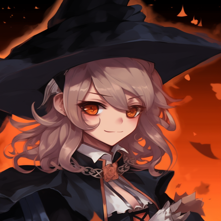 Two characters, dramatic expressions, striking effects illuminating their costumes, gothic color scheme. genshin character halloween themed matching pfp pfp for discord.