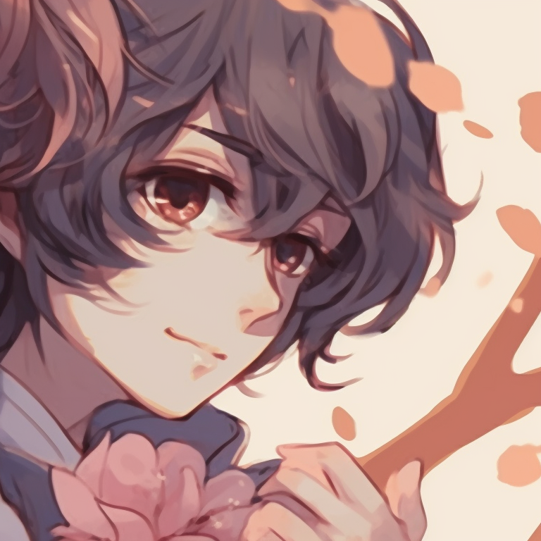 Silhouettes of two characters, golden sunset in the background. Minimalistic style. exquisite golden pfp discord items pfp for discord.