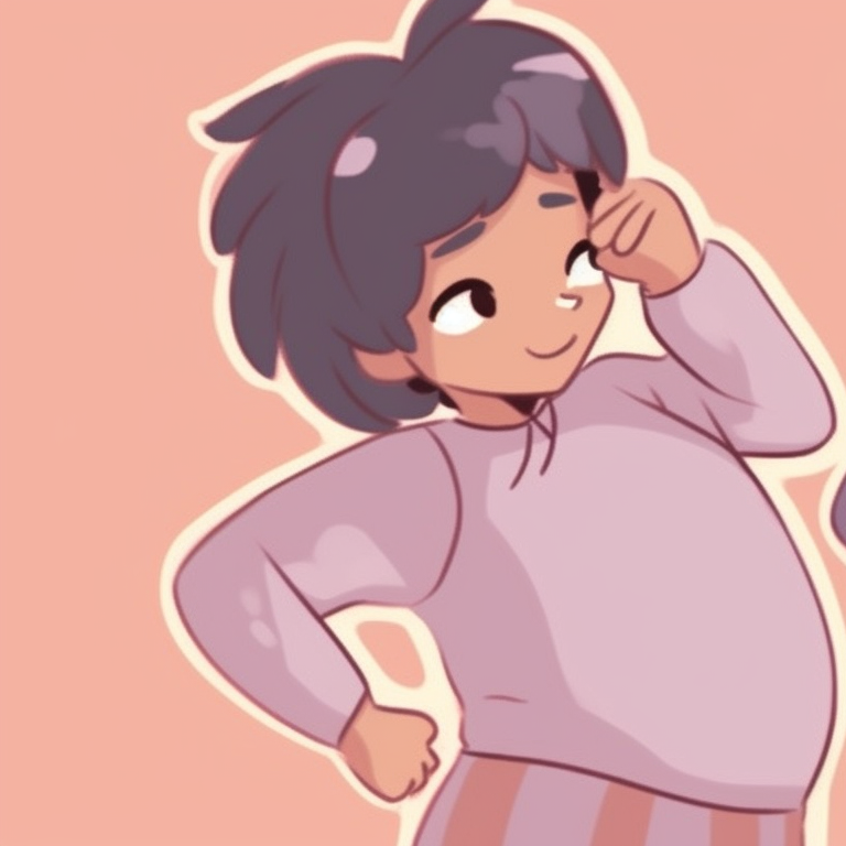 Two anime characters, vibrant colors and dynamic poses, pulling pranks on each other. funny anime inspired matching pfp pfp for discord.