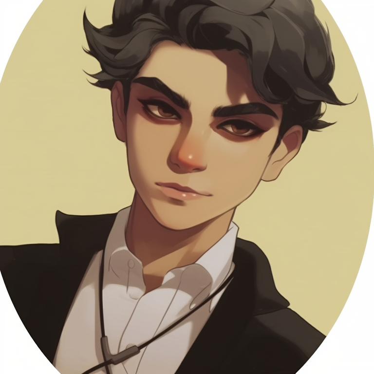 Two characters in refined attire, gleaming accents and serene expressions. debonair matching profile pics for friends pfp for discord.