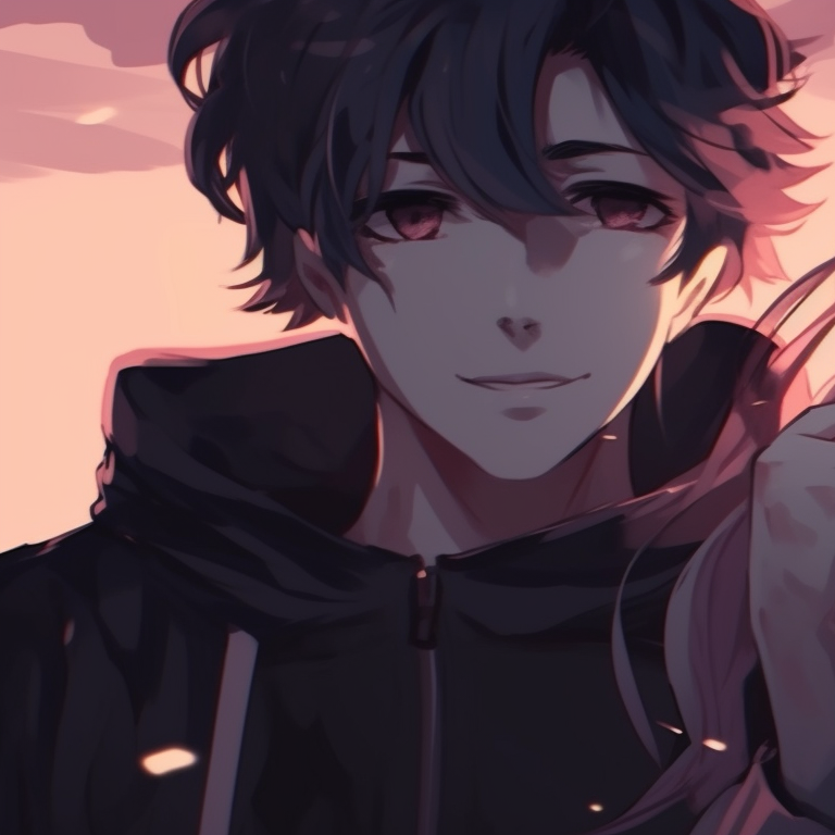 A duo depicted from dusk to dawn, two panels, variety of warm and cool tones. creative matching discord pfp pfp for discord.