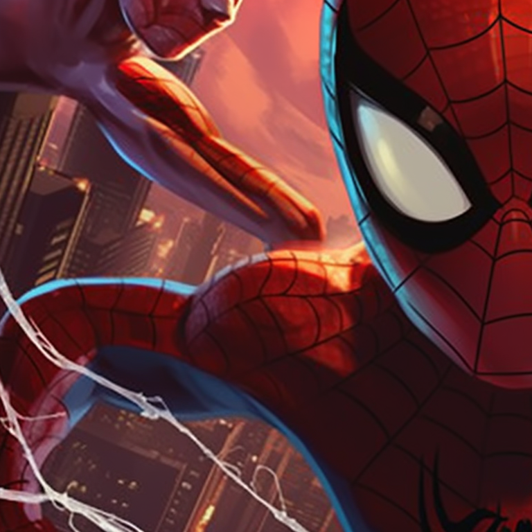 Spiderman trio in matching iconic stances, dark shading and intense expressions. spiderman trio matching pfp pfp for discord.