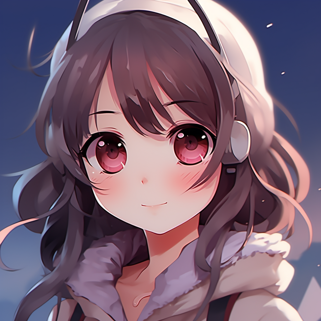 A cute chibi style anime avatar with exaggerated features and colorful details. anime pfp cute avatars pfp for discord.