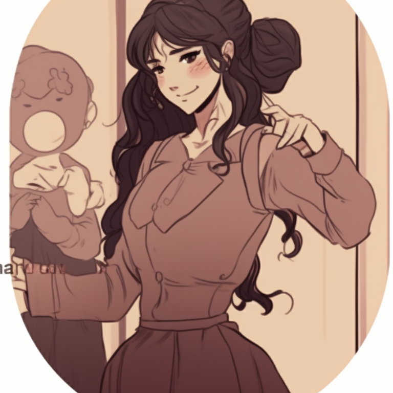 Two characters in classic attire, sketched details and sepia tones. vintage matching pfp for couples cartoon pfp for discord.