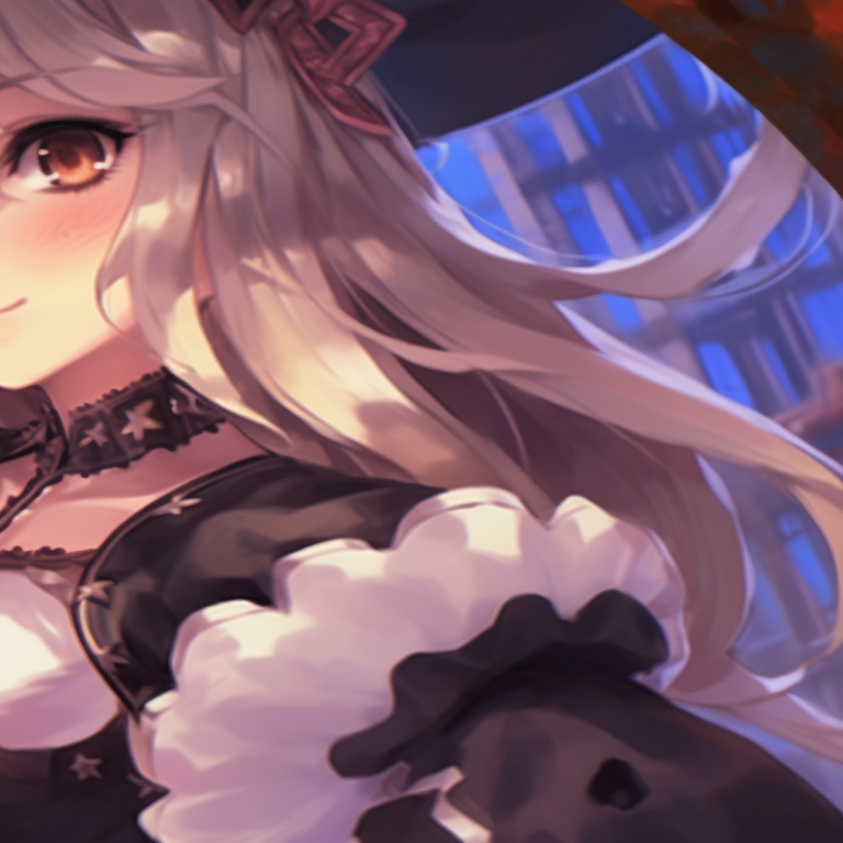 Two characters in armor, one on each side, brave expressions, dynamic pose with a ghostly background. genshin impact matching halloween profile pics pfp for discord.