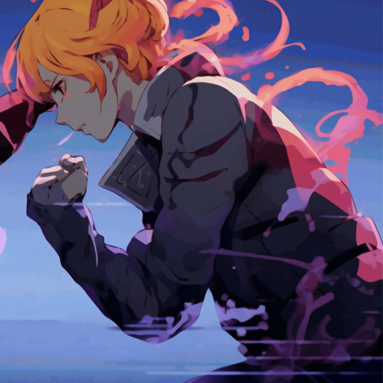 Two creature-like characters, intricate designs and enchanting details. dynamic gif pfps in matching style pfp for discord.