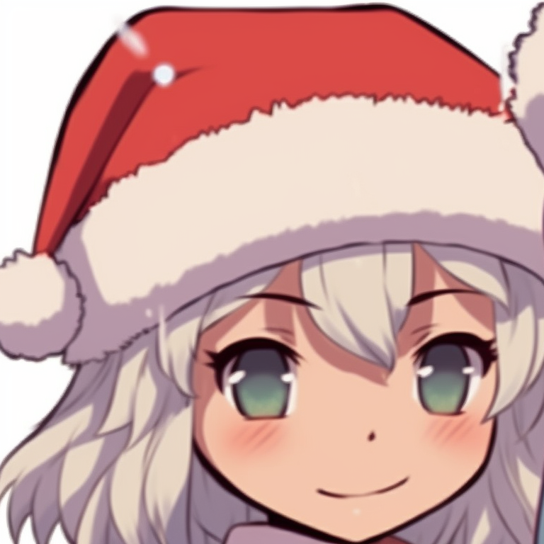 Two characters in simplistic style, pastel colors and shared candy cane. minimalistic matching christmas pfp 2021 pfp for discord.