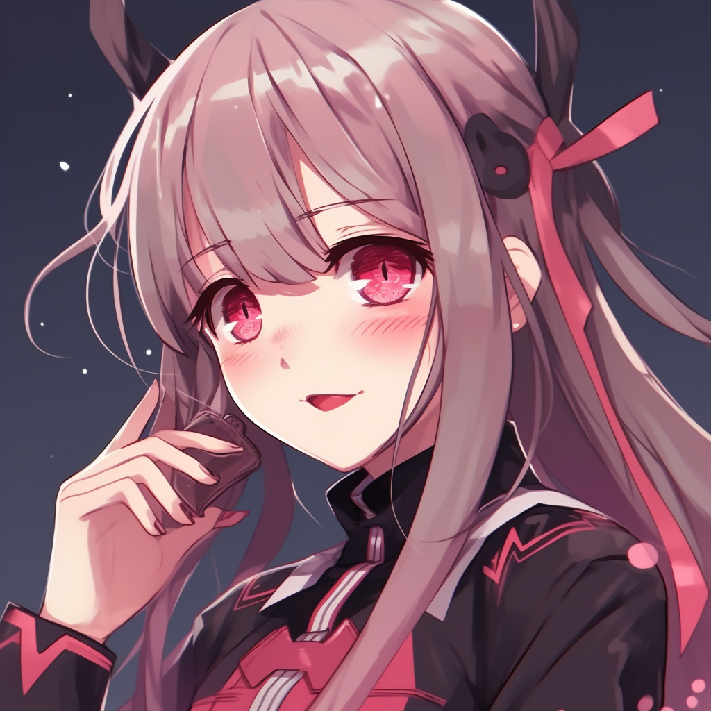 Zero Two sporting cute cat ears, a mix of kawaii and edgy aesthetics. top egirl anime pfp pfp for discord.