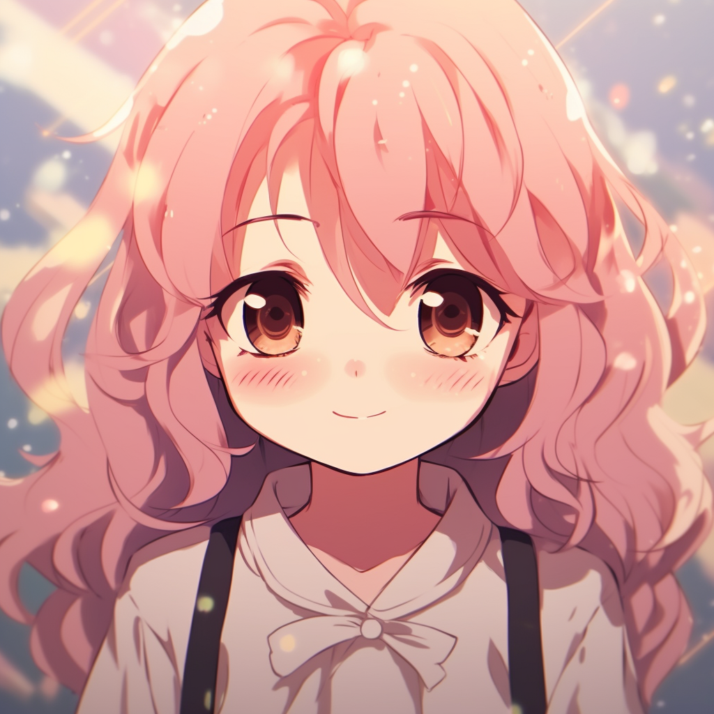 Soft pastel colors enrich this adorable chibi profile, highlighting a serene demeanor. chibi aesthetic cute anime pfp pfp for discord.