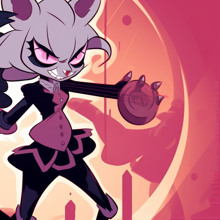 Moxxie and Millie in an embrace, intimate and comfortable, soft shading with a warm color palette. design ideas for moxxie and millie pfp pfp for discord.