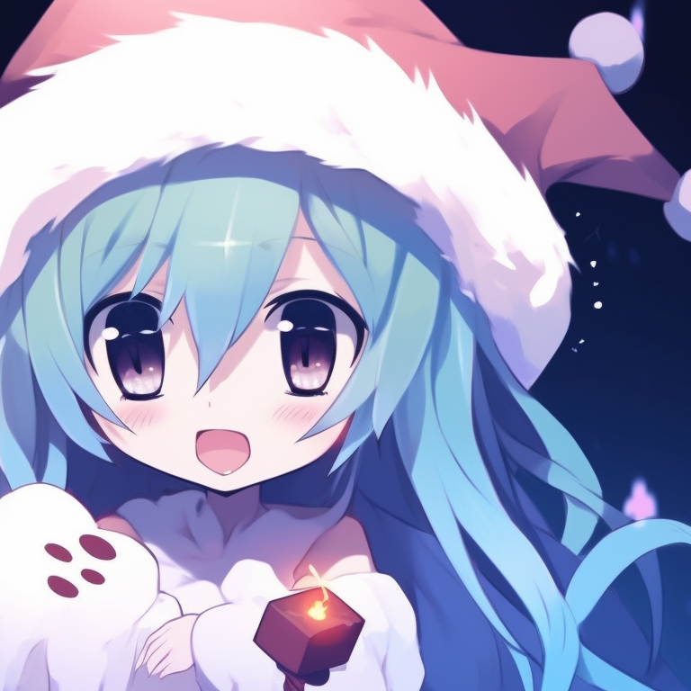 Ghost characters in Santa hats, soft shading and a warm, festive vibe. matching christmas pfp ghost icons pfp for discord.