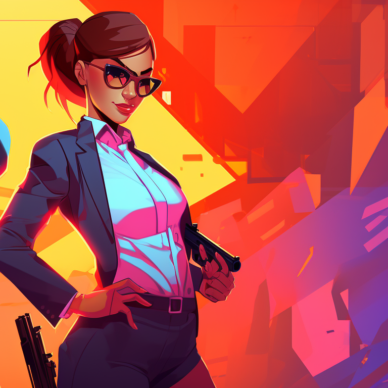 Two agents with energy beams, high contrast and shadow details. valorant matching pfp designs pfp for discord.