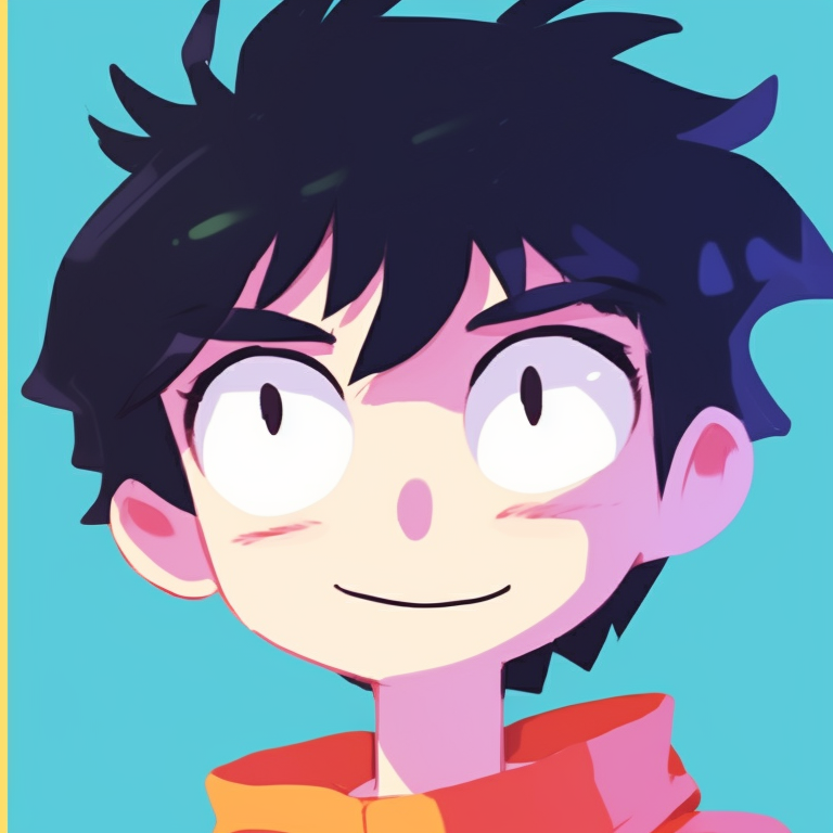 Two characters with exaggerated features, sketched style, mid-laugh. funny anime matching pfp collection pfp for discord.