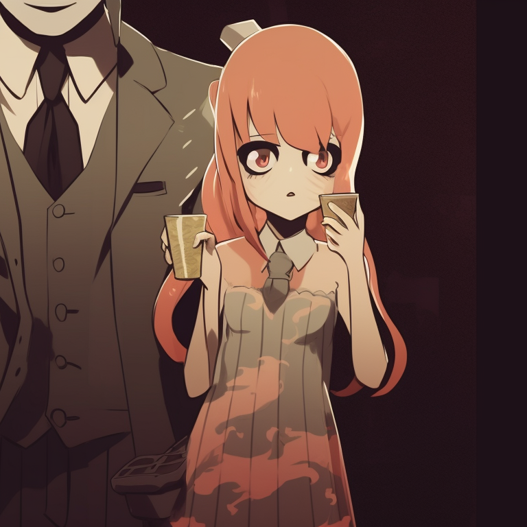 Two characters against a moonlit Halloween night, detailed costumes with nighttime colors. explore spy x family halloween themed matching pfp pfp for discord.