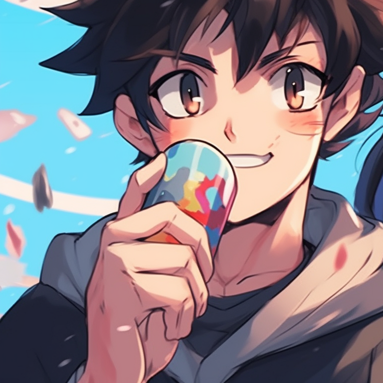 Two characters in competitive poses, dynamic lines and varying expressions, warm colors with a battle background. best friend's matching pfp pfp for discord.