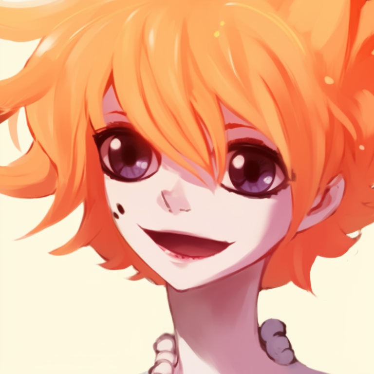 Two anime friends with matching attires, bold color scheme, enjoying a funny moment. pfp ideas for matching with laughter pfp for discord.