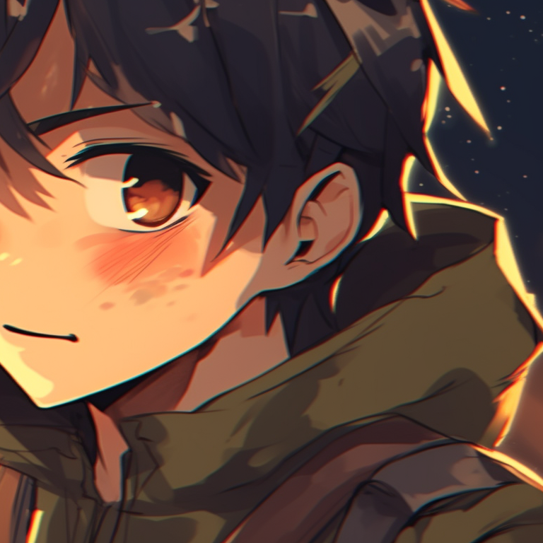 Ash and Pikachu, vintage style and warm colors, looking ahead. matching pfp concepts pfp for discord.