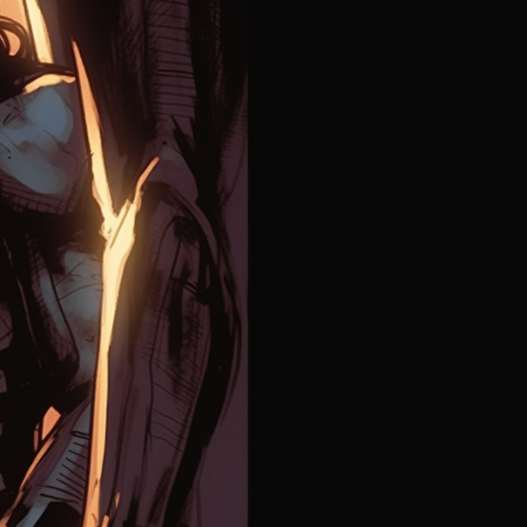 Batman and Catwoman, both profile views, emphasized by gothic architecture and a soft-lit moon. batman and catwoman iconography pfp for discord.