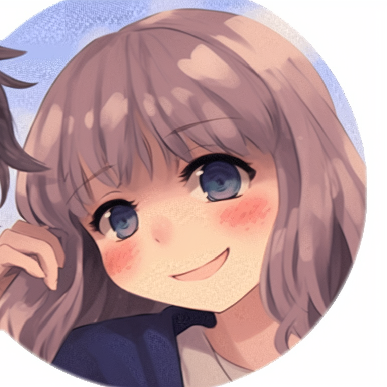 Two characters sharing a tender moment, bold outlines and vivid color palette. adorable cute matching pfp for your better half pfp for discord.