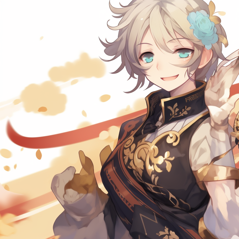 Two characters from Liyue, traditional attire and rich, earthy colors, standing back-to-back. genshin impact matching pfp styles pfp for discord.