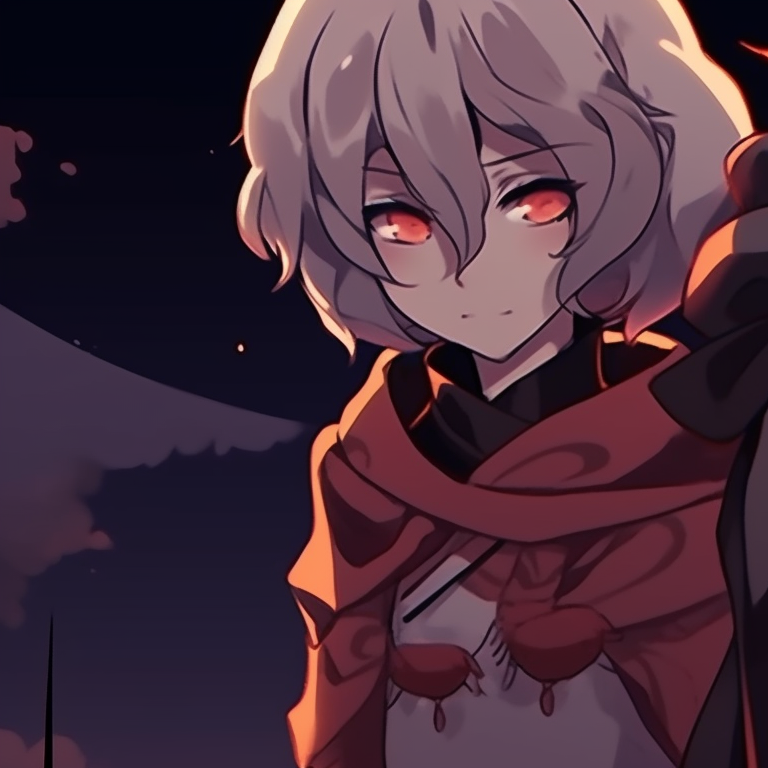 Two characters wearing candy corn hats, vibrant colors and soft character details. spooky halloween pfp matching pfp for discord.