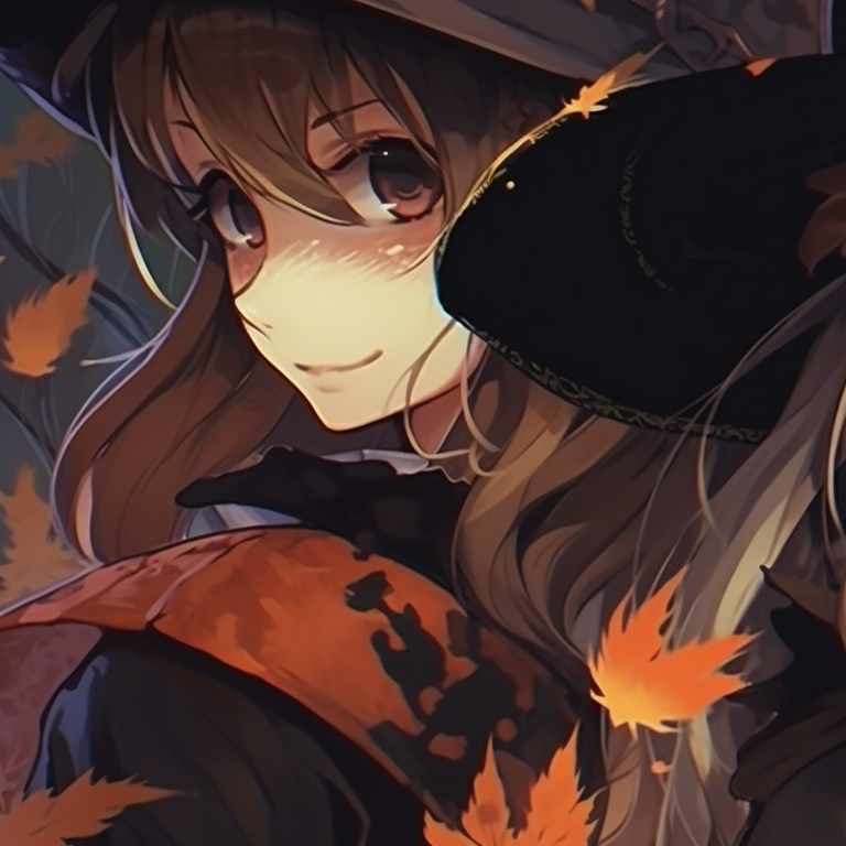 Two characters carrying cursed objects, high detail, and intense colors. halloween pfp themes pfp for discord.