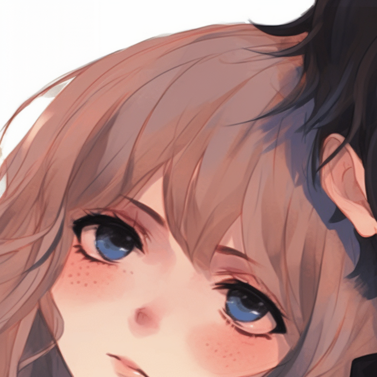 Two characters in combat stances, dynamic lines, vibrant colors. pfp matching for couple models pfp for discord.