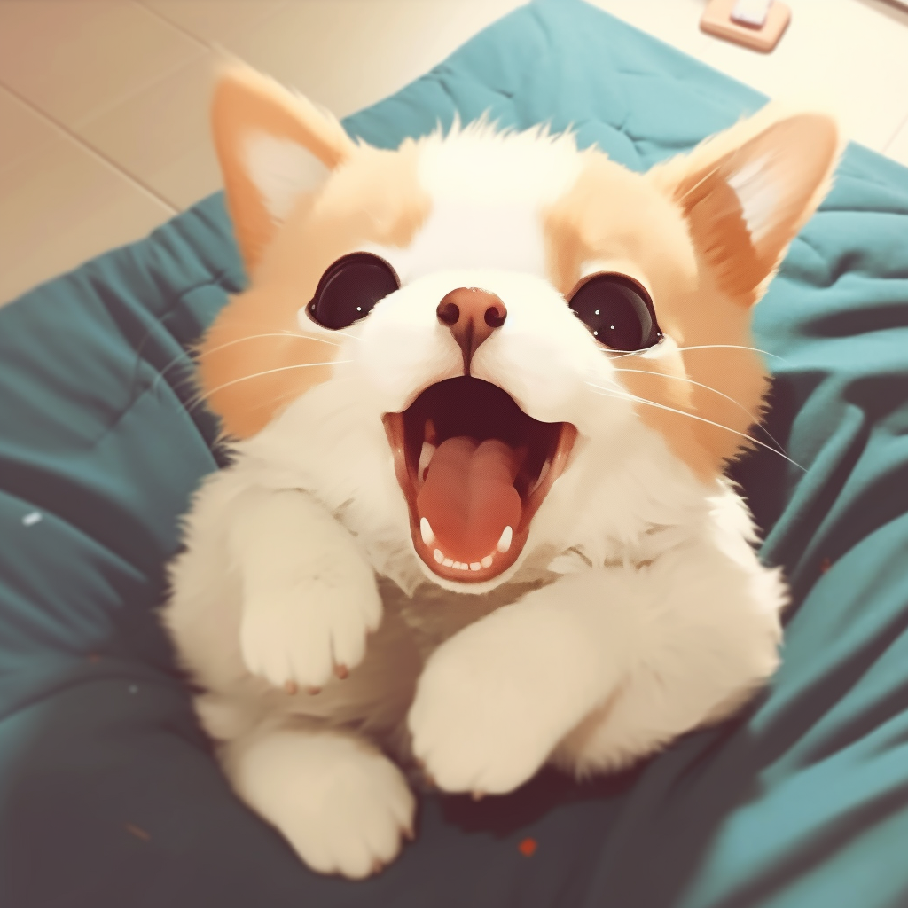 Amusing animal characters portrayed in vibrant anime art style. pfp with funny animal memes pfp for discord.