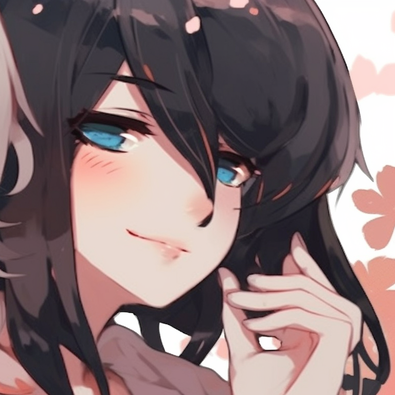 Two characters symbolizing light and darkness, strong contrast with defined lines, and expressive eyes. diverse matching pfp styles for anime best friends pfp for discord.