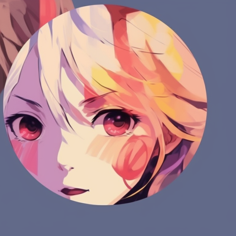 Two characters with surprised expressions, highlighted by the sharp and bold contours along with bright, vivid colors. iconic best friend pfp matching profile pictures pfp for discord.