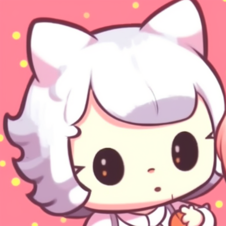 Two Hello Kitty characters, adorned with bows and frills. hello kitty matching pfp ideas pfp for discord.