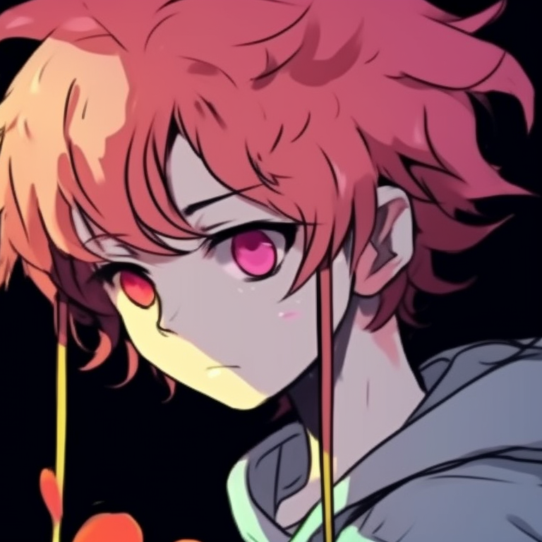 Two characters in contrasting cheerful and grumpy moods, pale pastel palette with minimalist detailing. funny matching pfp discord inspiration pfp for discord.