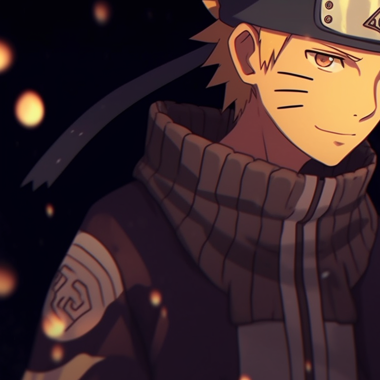 Naruto and Hinata with Sharingan eyes, striking features and dark background. naruto and hinata matching pfp halloween theme ideas pfp for discord.