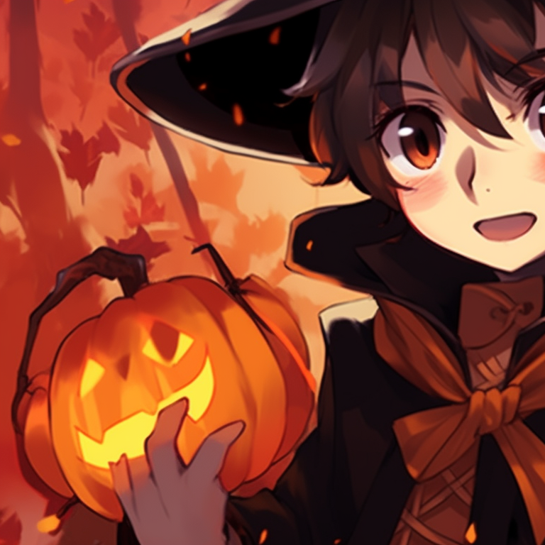 Two characters in hunter outfits facing off against ghostly apparitions, dark, moody colors and detailed background. halloween theme matching pfp for boyxboy pfp for discord.