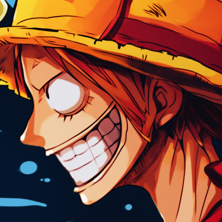 Two characters from opposing sides, crisp lines and contrasting colors, conveying intense rivalry. one piece matching pfp styles pfp for discord.