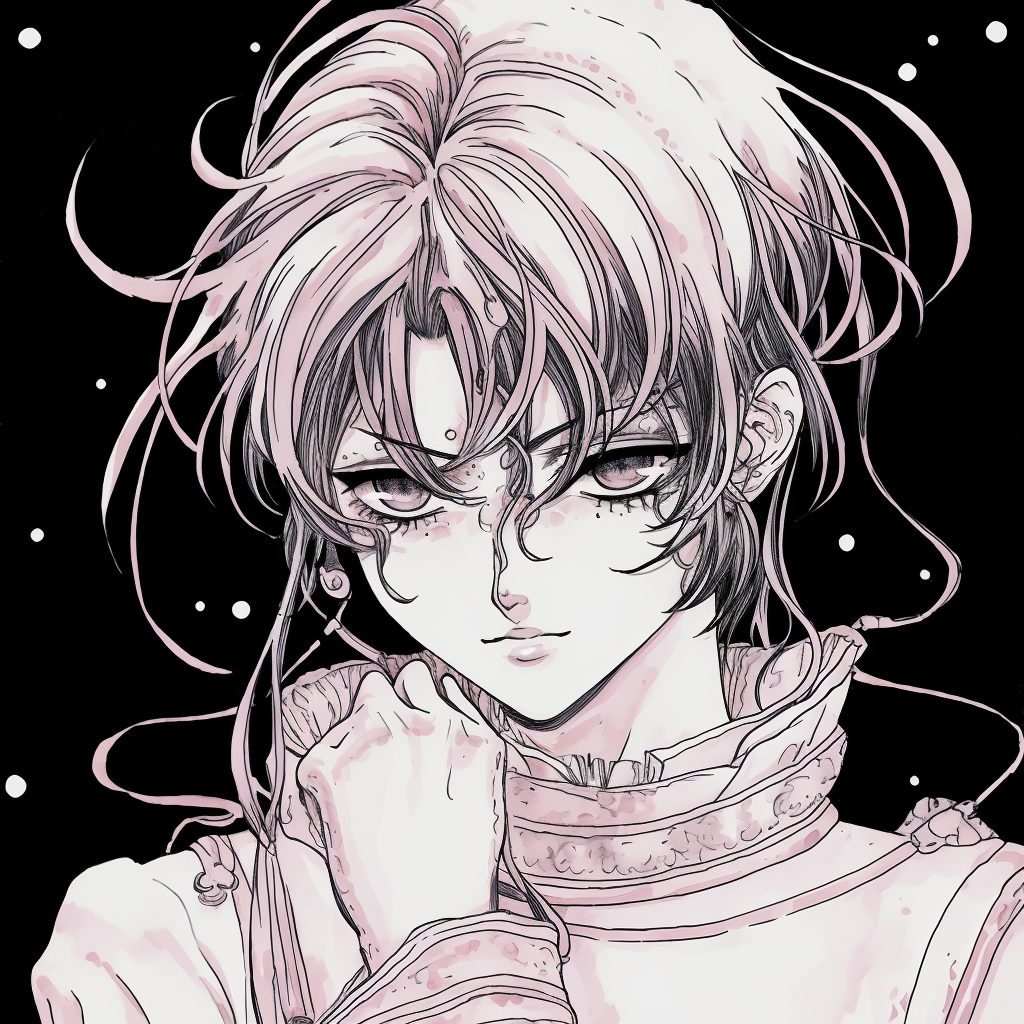 Serena close-up with twinkling eyes, distinctive facial features in the Crystal art style. creative anime manga pfp ideas