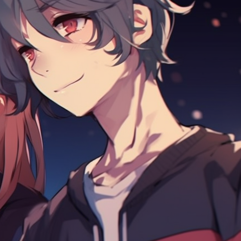 Two characters cuddling cats, soft lines and warm colors. matching pfp for besties with quotes pfp for discord.