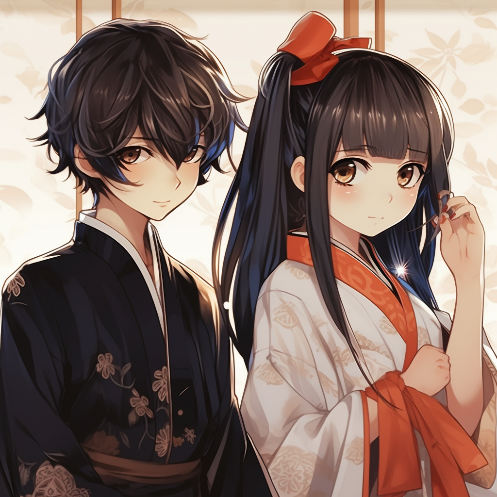 Close-up profile of a female anime character among a floral backdrop, highlighting the soft pastel colors and flower accessories. female anime pfp matching