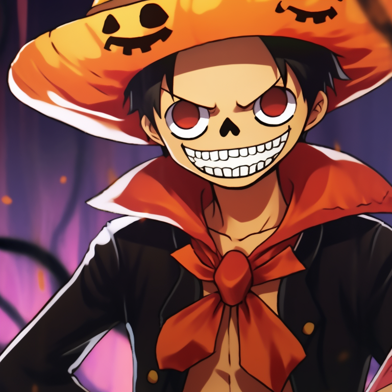 Close-up of Luffy and Nami, illuminating lanterns glows highlighting the excitement in their eyes. Both holding candy-filled bags. matching pfp with luffy and nami theme pfp for discord.