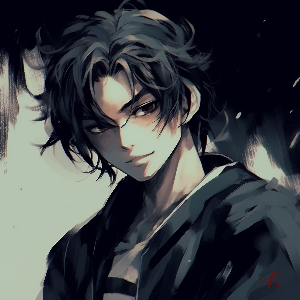 A Samurai in an aesthetic profile picture, focus on calm expressions and gentle color tones. aesthetic anime guys pfp pfp for discord.