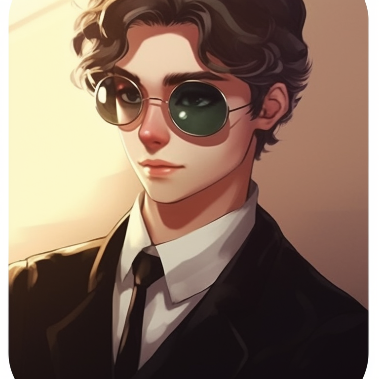 Close-up of two characters, plush velvet textures and ornate details. debonair matching profile pics for friends pfp for discord.